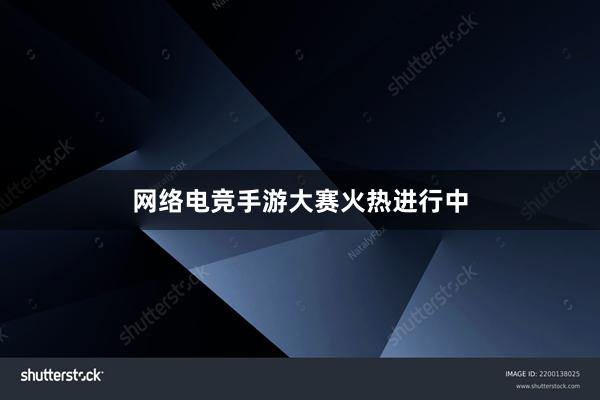 网络电竞手游大赛火热进行中