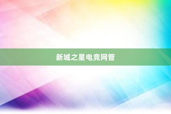 新城之星电竞网管