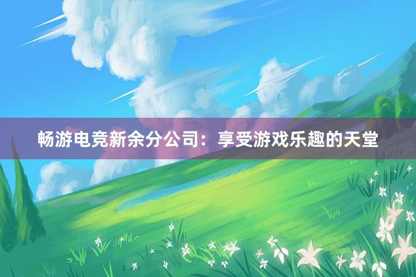 畅游电竞新余分公司：享受游戏乐趣的天堂